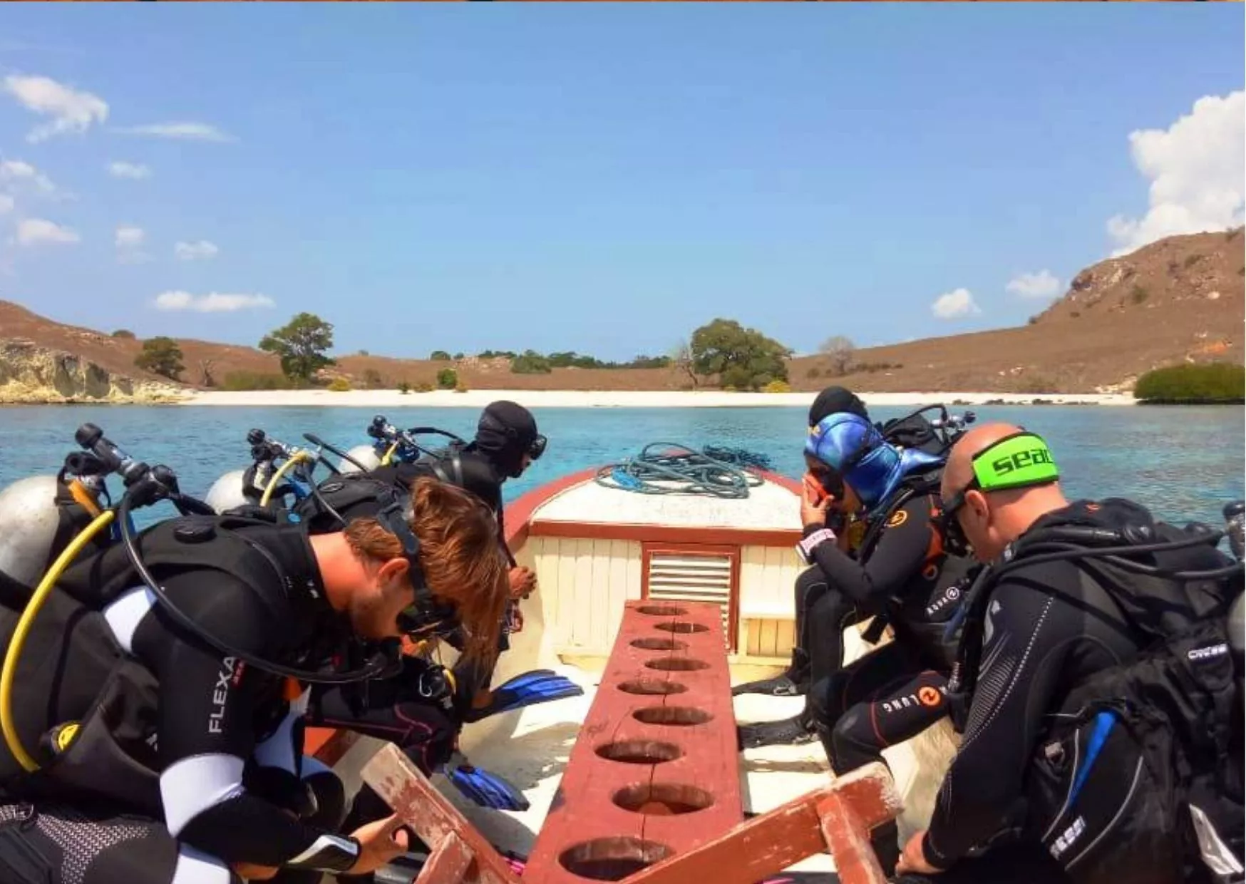 Komodo National Park diving route